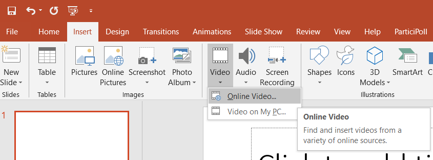 can you embed a youtube video in powerpoint for mac
